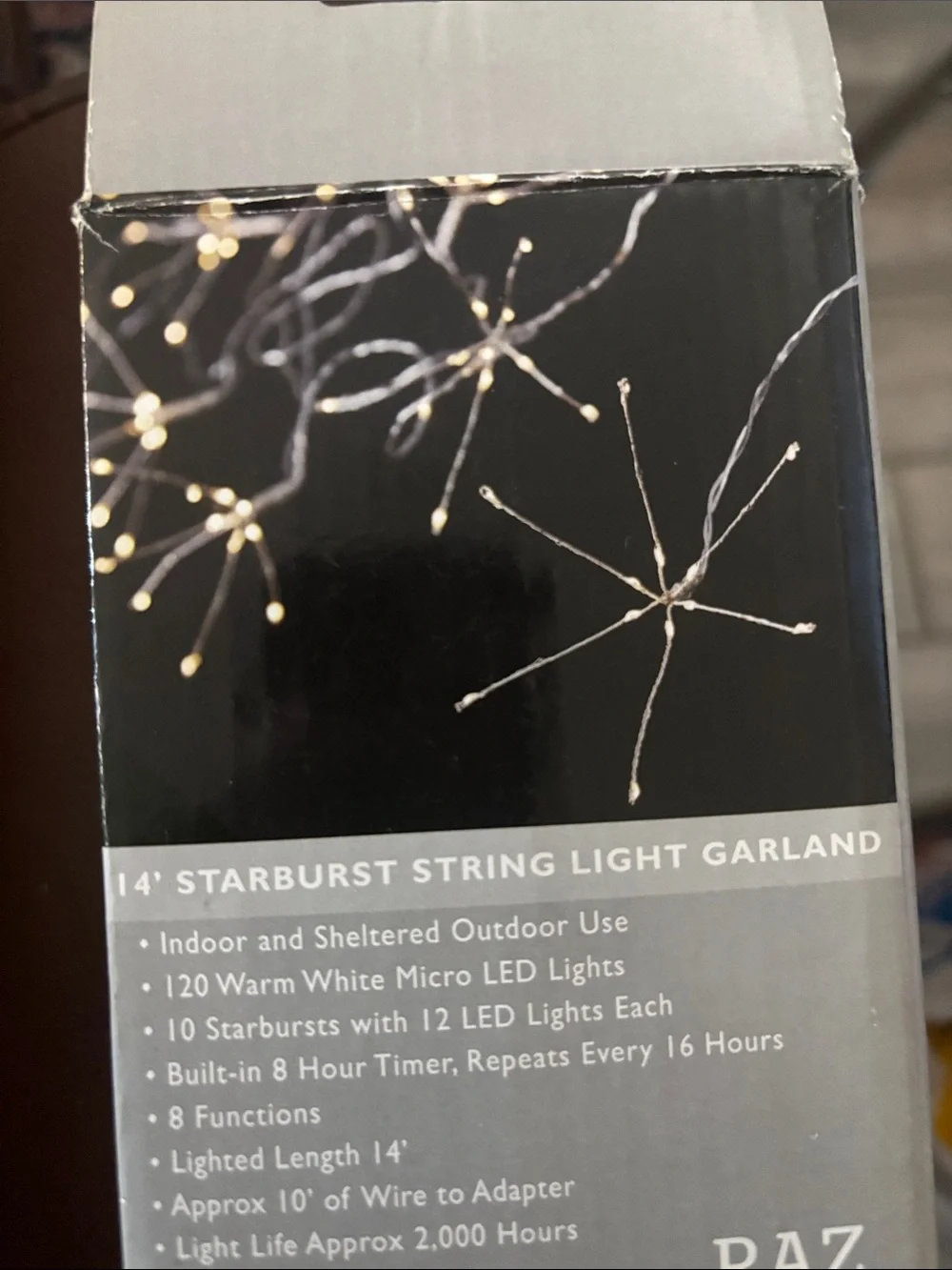 RAZ Imports Warm White Decorative Lantern String Lights